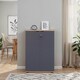 image 2 of Adore Rio Anthracite Grey Office Filing Cabinet - Lockable Storage Grey