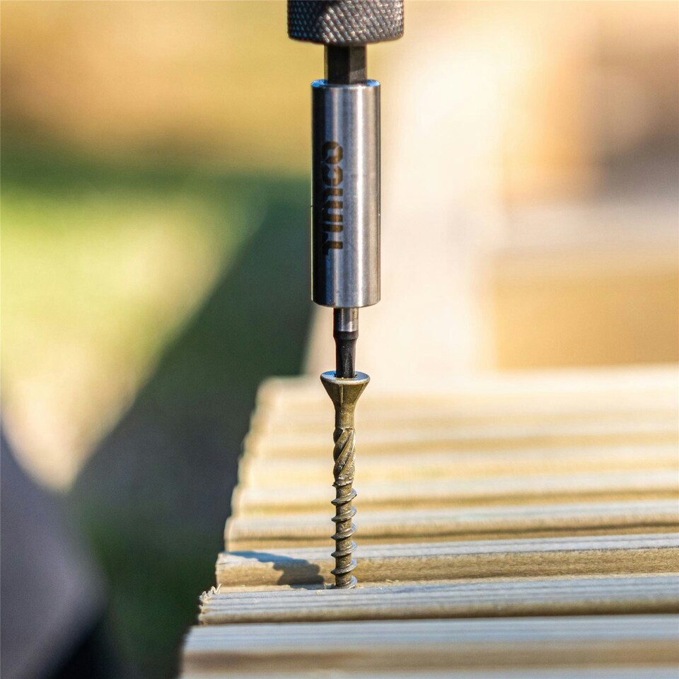 image 1 of Timco - C2 Deck-Fix Premium Decking Screws - TX - Countersunk - Exterior - Green (Size 4.5 x 65 - 250 Pieces)