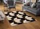 image 2 of Black & Gold Floral Pattern Rug | Multi