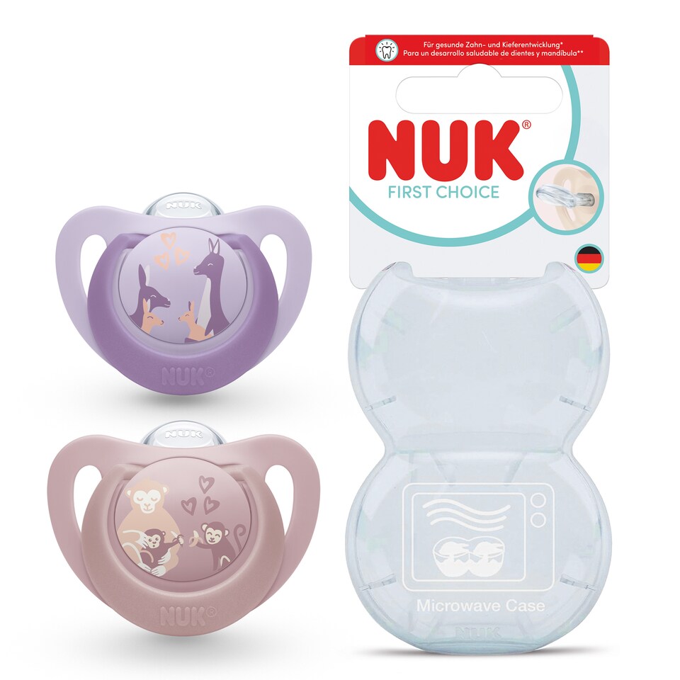 image 1 of Nuk First Choice Soother 6-18m 2 Pack