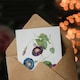 image 3 of Pierre-Joseph Redouté Art Card Morning Glory Vintage Floral