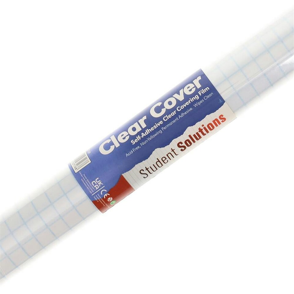 image 1 of 5mx50cm Clear Cover Roll by Student Solutions
