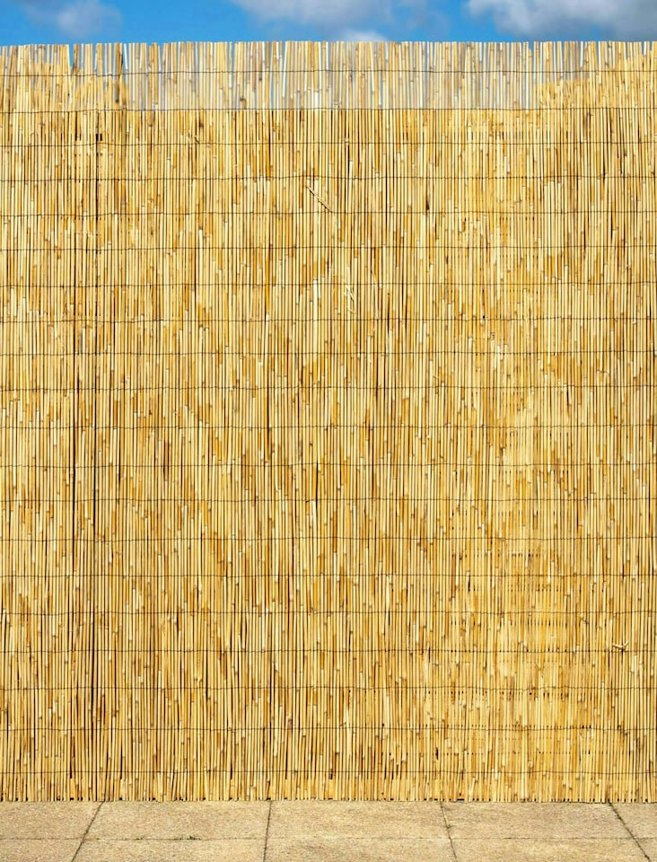 image 1 of Primrose Thick Natural Bamboo Style Reed Outdoor Patio Screening W3m x H1m