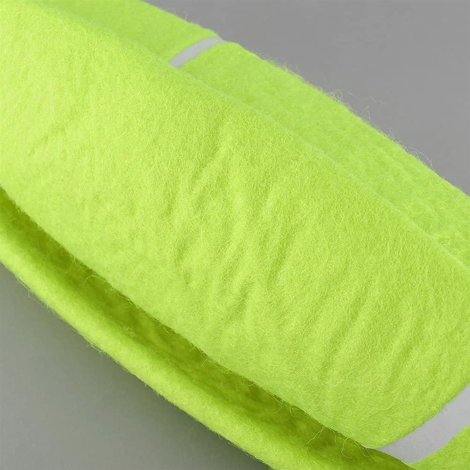 image 1 of The Magic Toy Shop Giant Tennis Ball 24cm Big Outdoor Beach Sports Inflatable Toy