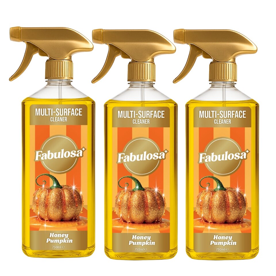 image 1 of Fabulosa Pumpkin Party Multi-Purpose Cleaner Pack of 3 (2250ml)