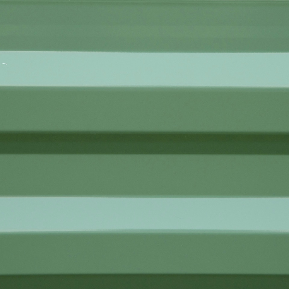 image 1 of Outsunny Set of 2 Raised Garden Bed Galvanised Planter Box Easy Setup Dark Grey