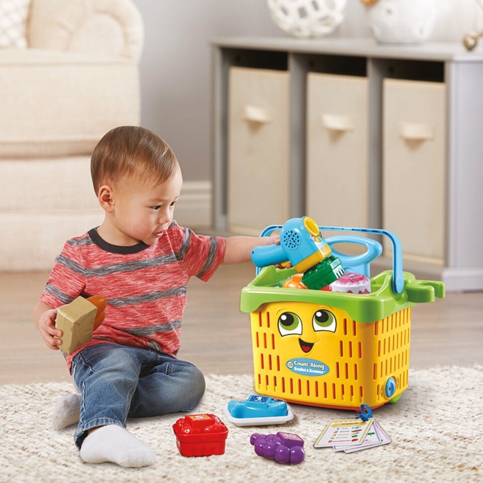 image 1 of Leap Frog Count Along Basket & Scanner