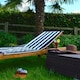 image 10 of Nautical Striped Beach Towel 70 x 140cm - 100% Cotton Blue | Navy Stripe | One size