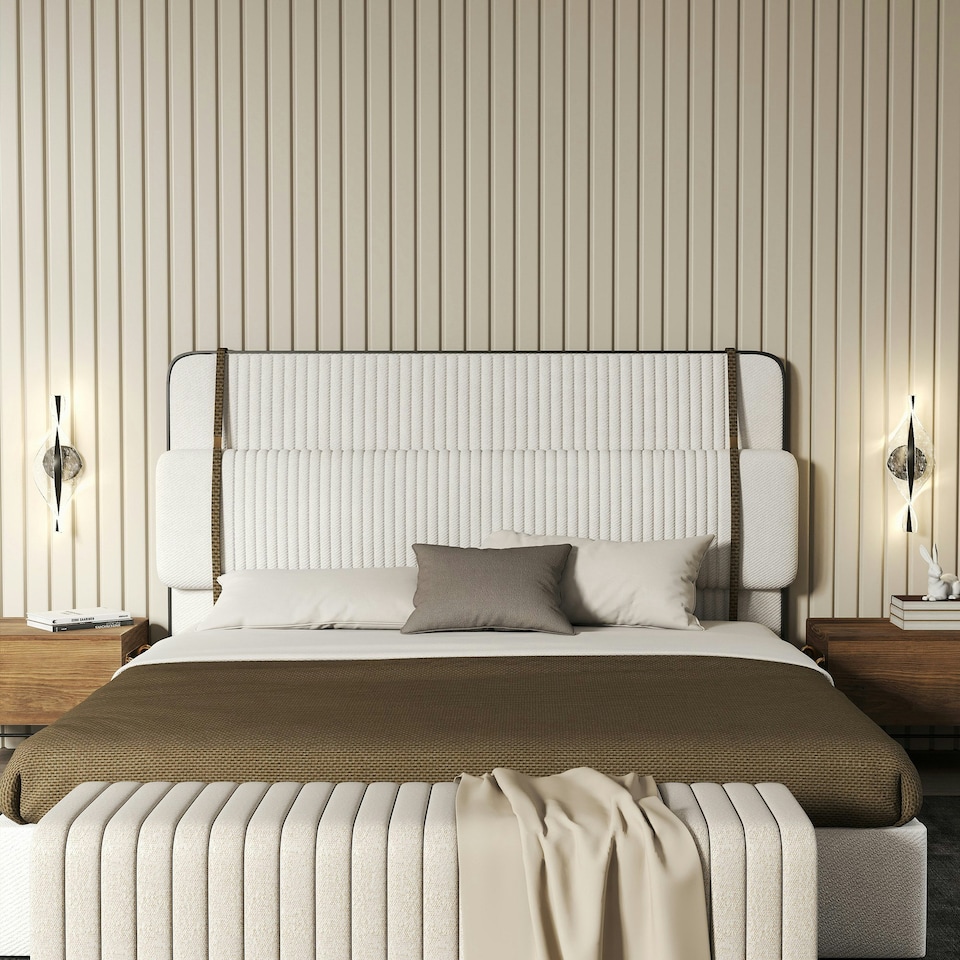 image 1 of HOMCOM Led Wall Lamp 2 Pack, Modern Indoor Spiral Wall Light, Black