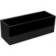 image 1 of Primrose Gel Coated Black Fibreglass Trough Garden Planter Small 24cm x 80cm