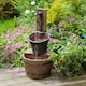 image 1 of Iron Tap, Bucket & Barrel Cascading Water Feature H62cm