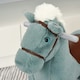 image 8 of HOMCOM Kids Plush Ride-On Rocking Horse with Plush Toy Sound Handle Grip