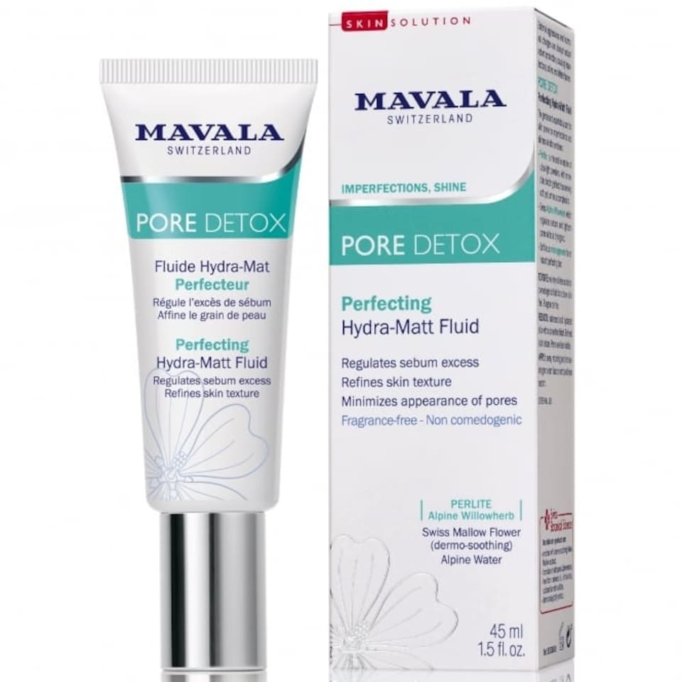 Mavala Pore Detox Hydra Matt Fluid 45ml Clear