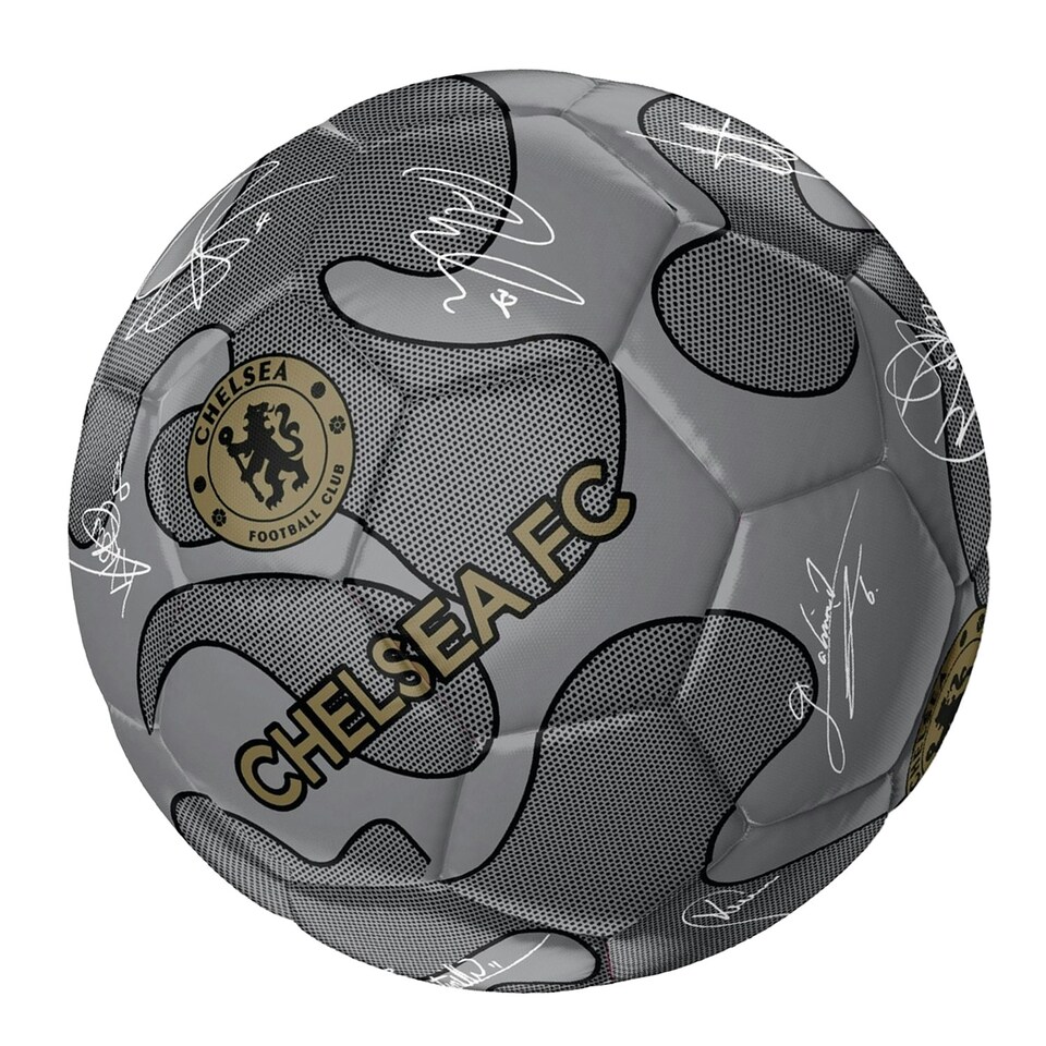 image 1 of Chelsea FC Signature 32 Panel Football - Silver - 5