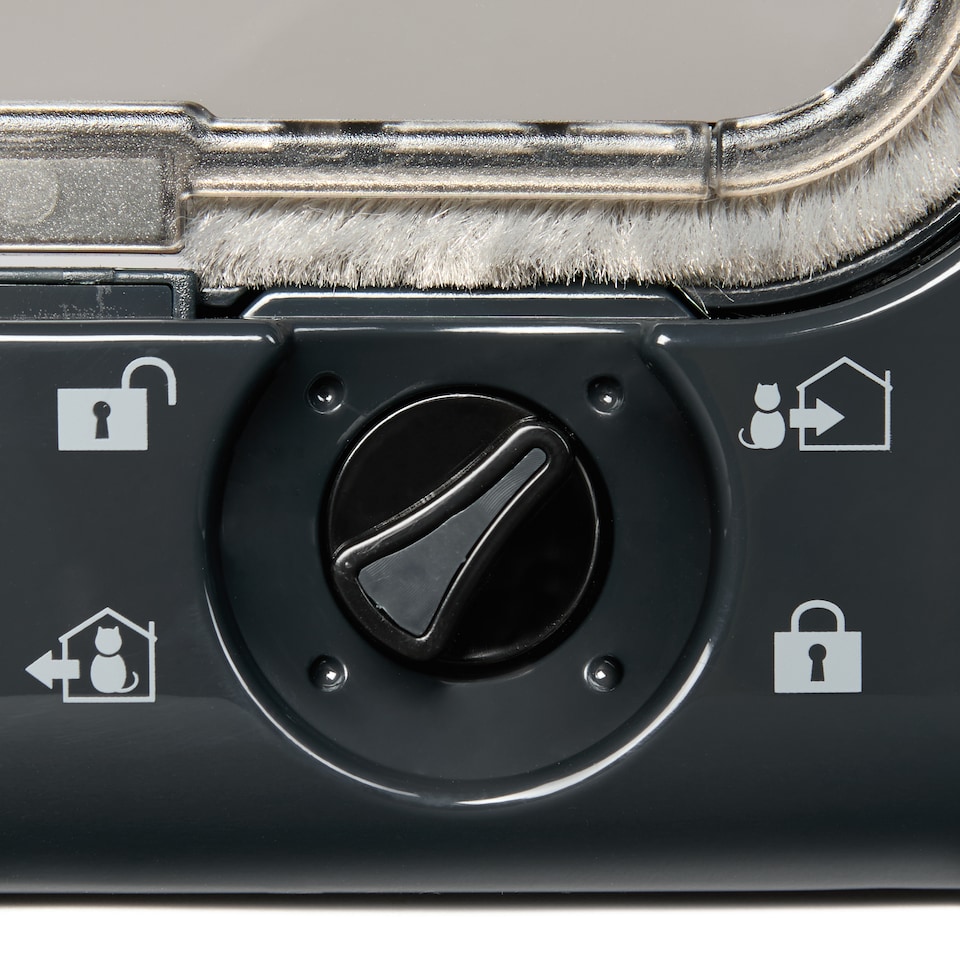 image 1 of Cat Mate Microchip Cat Flap with Manual Lock Grey (360) | Grey