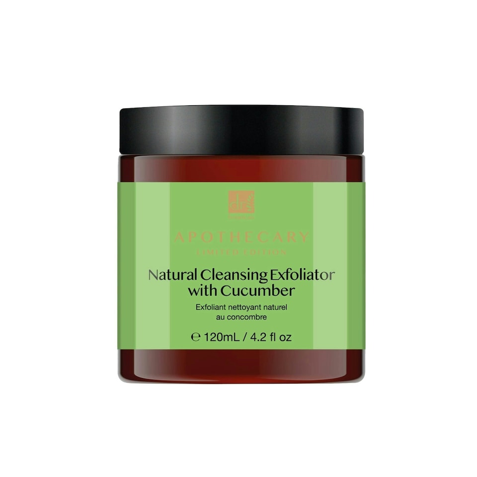 image 1 of Dr Botanicals Natural Cleansing Exfoliator with Cucumber 120ml