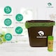 image 5 of Eco Green Living Plastic Free Bin Liners, Designed to Break Down Naturally Leakproof, Strong Food Waste Bin Bags 10 Liters 18 Bags 4 Pack