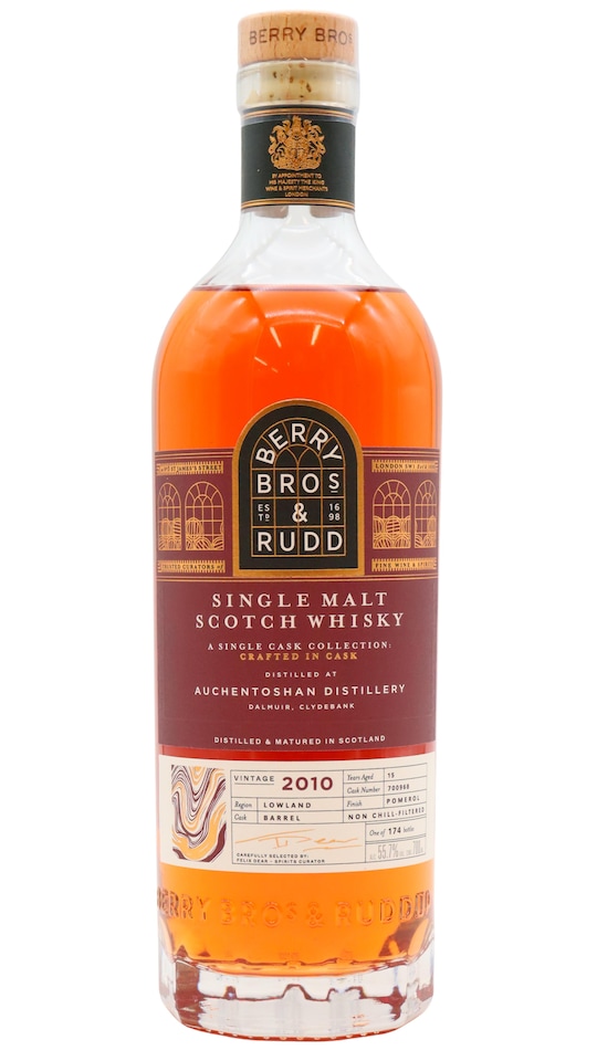 image 1 of Auchentoshan - Berry Bros & Rudd - Crafted In Cask - Pomerol Wine Finish 2010 15 year old Whisky | Multi | 1