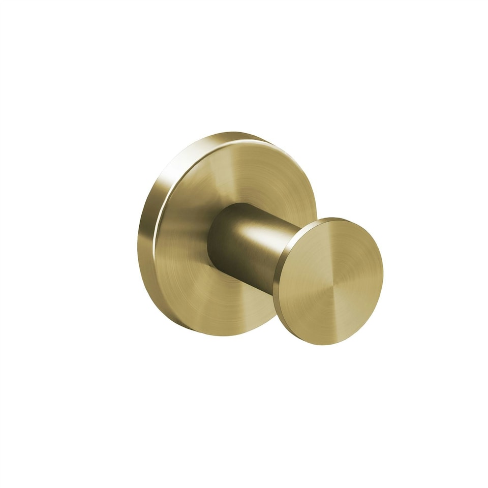 image 1 of Cosmic Wall Hook with Durable Stainless Steel for Bathroom, Brushed Gold
