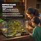image 3 of PawHut Glass Reptile Terrarium with Thermometer, Decor Kit, Heated - Black