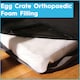 image 4 of Harbour Housewares Waterproof Dog Bed - Large - Grey