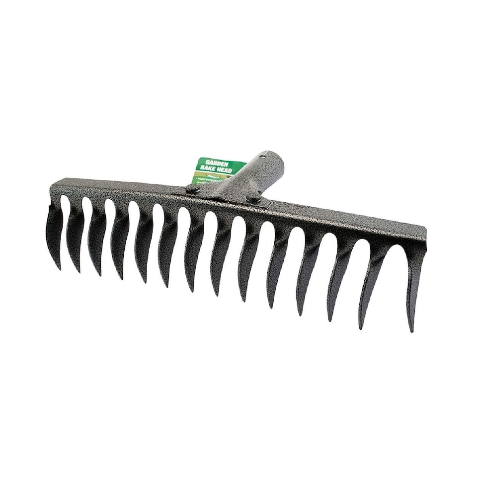 image 1 of 14 Tooth Teeth Emergency Replacement Rake Head Garden Lawn Leaf Raking