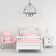 image 2 of Milagro Chandelier Kago 3XE14  Grey and Pink