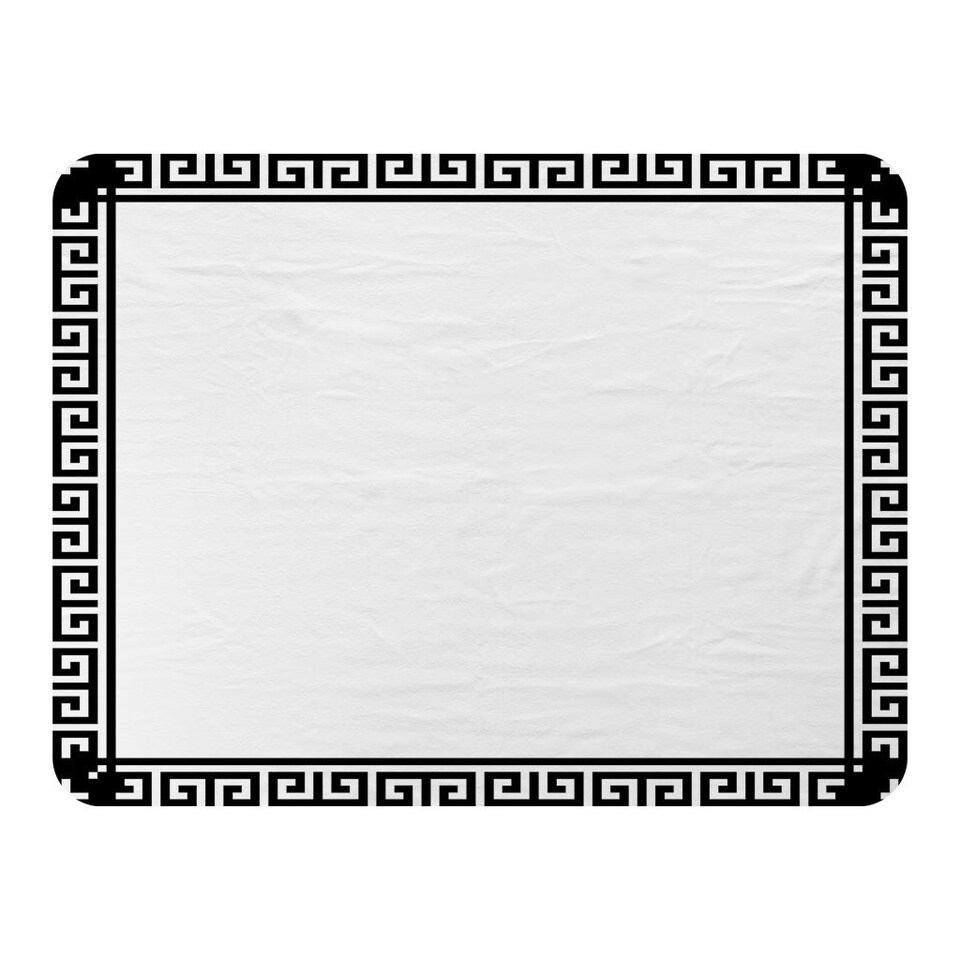 image 1 of Greek Key Border Frame (Blanket)