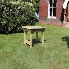 Coffee Table, Traditional Garden Wooden Furniture - L80 x W150 x H45 cm - Fully Assembled Brown