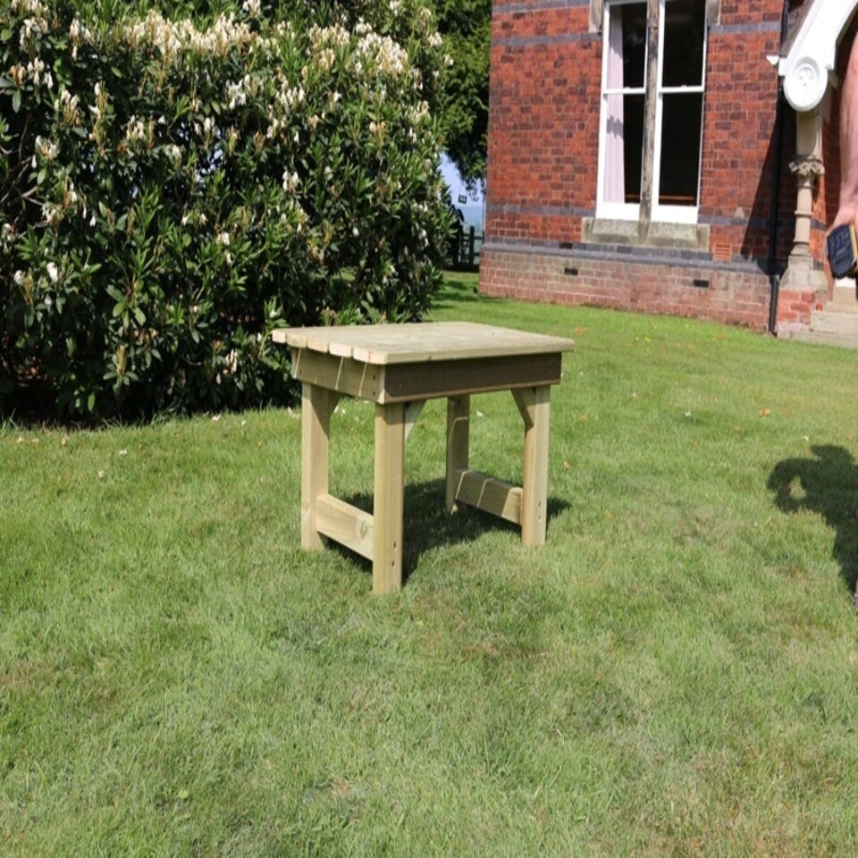 image 1 of Coffee Table, Traditional Garden Wooden Furniture - L80 x W150 x H45 cm - Fully Assembled Brown