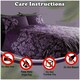 image 3 of VELVETIO Empire Damask Printed Duvet Cover Set Reversible Polycotton Beddings Purple | King
