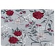 image 1 of Red & White Winter Floral Rug | Multi