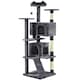 image 1 of Yaheetech 177 cm Cat Tree Tower with Condos and Scratching Posts Dark Grey