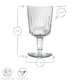 image 3 of Bormioli Rocco Romantic Wine Glasses - 320ml - Pack of 4