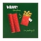 image 3 of Hallmark Christmas Card 'Wrappy Christmas'- Small Square