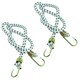 image 2 of 36" Heavy Duty Bungee Cords Fasteners Tie Downs Fastening Metal Hooks 10pk