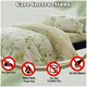 image 3 of VELVETIO Birdie Blossom Printed Duvet Cover Set Reversible Polycotton Beddings Cream | Natural | Double