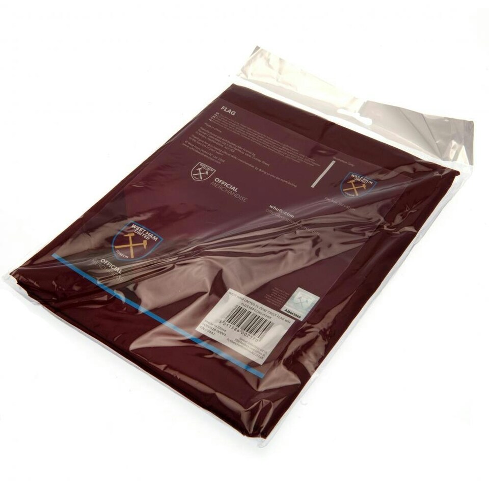 image 1 of West Ham United FC Flag - Claret - One Size