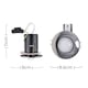image 6 of ValueLights 4 Pack Fire Rated IP65 Black Chrome Downlights Cool White Bulbs | Black
