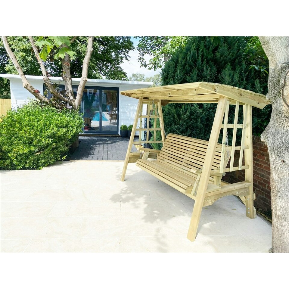image 1 of Heavy Duty Garden Swing - 3 Seater