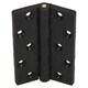 image 3 of Black Reinforced Nylon Plastic Hinge 67x102mm Italian Made Industrial Quality 2PK Black