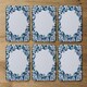 image 2 of Winter Blue Flowers (Coaster)