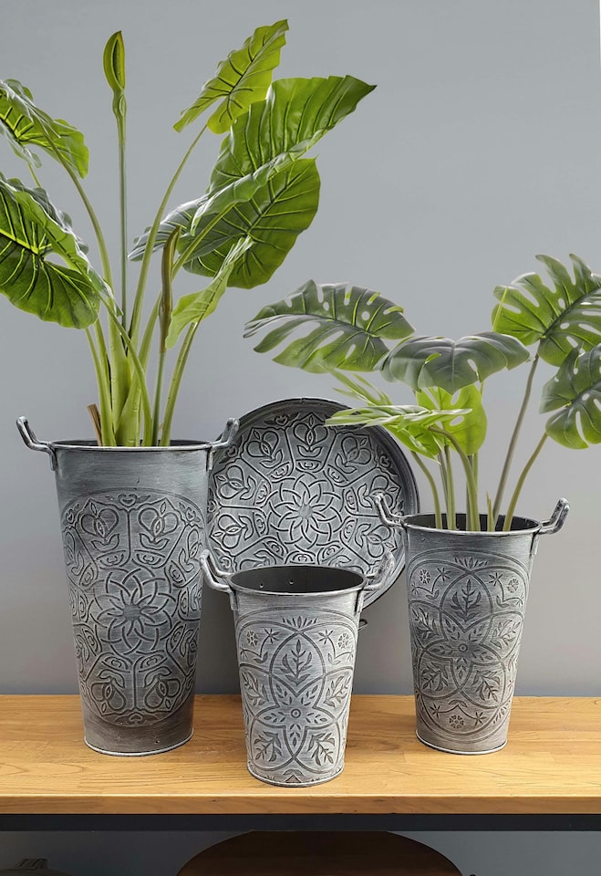 image 1 of Stone Collection Vase - 30 cm (H) x 29 cm (W) x 22 cm (D)