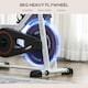 image 4 of HOMCOM 8kg Flywheel Exercise Bike with Adjustable Height, Resistance, White