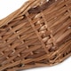image 4 of Medium Tapered Split Willow Tray | Brown | Brown | Medium