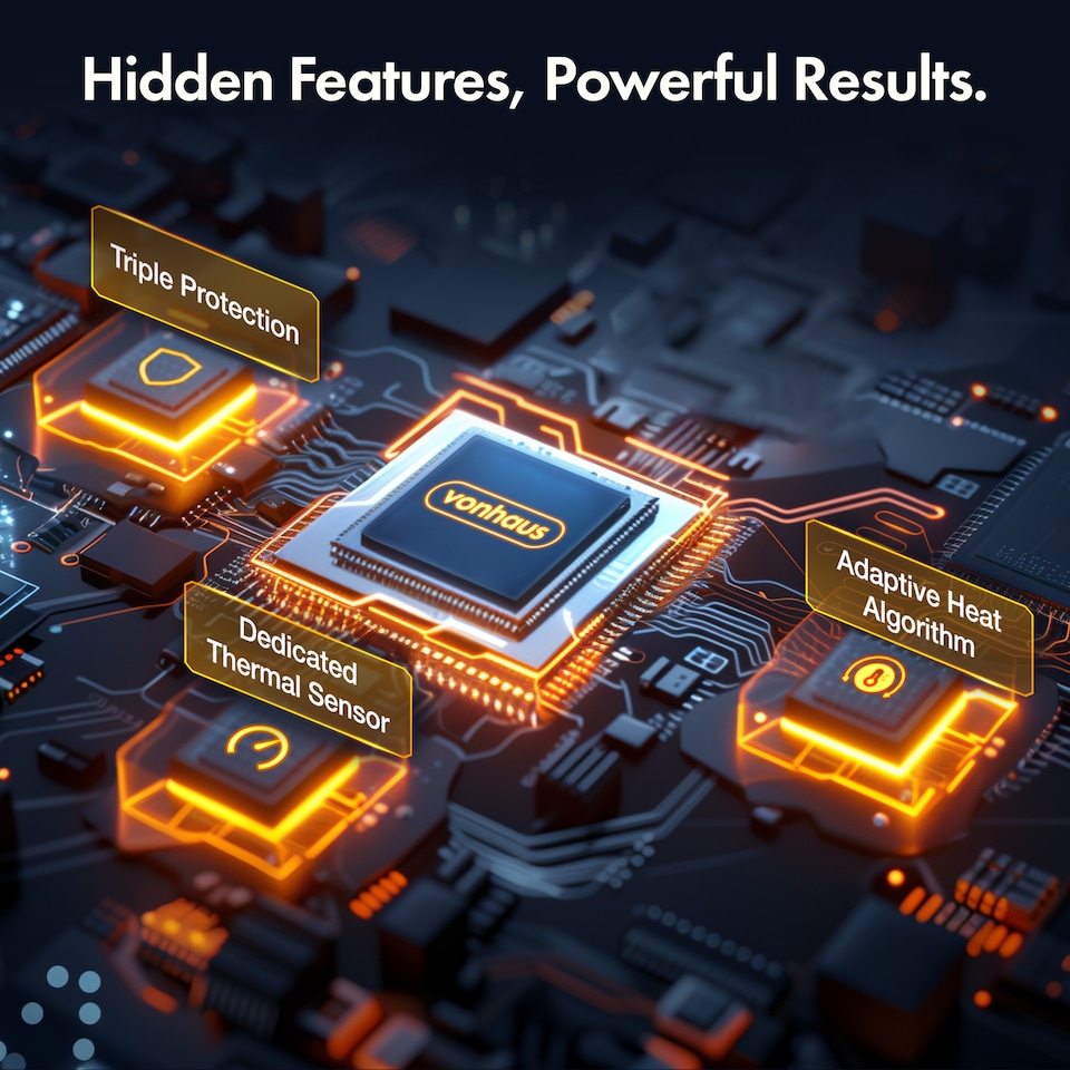 image 1 of VonHaus Oil Filled Radiator 11 Fin Portable Electric Heater White