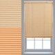 image 1 of FURNISHED Wood Effect PVC Trimmable 25mm Slat Venetian Window Blinds | Brown | Teak | (W) 95cm x (L) 210cm