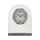 image 1 of Wm.Widdop Arched Glass Mantel Clock Roman Dial White