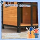 image 5 of PawHut Wooden Dog Kennel, Dog House w/ Removable Floor or Large Dogs 