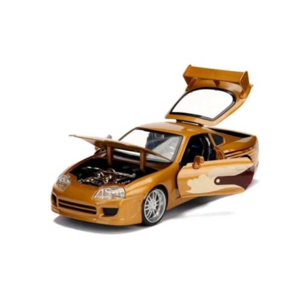 image 1 of Fast and Furious 1995 Toyota Supra Slap Jack Gold Jada 99540 Scale 1:24